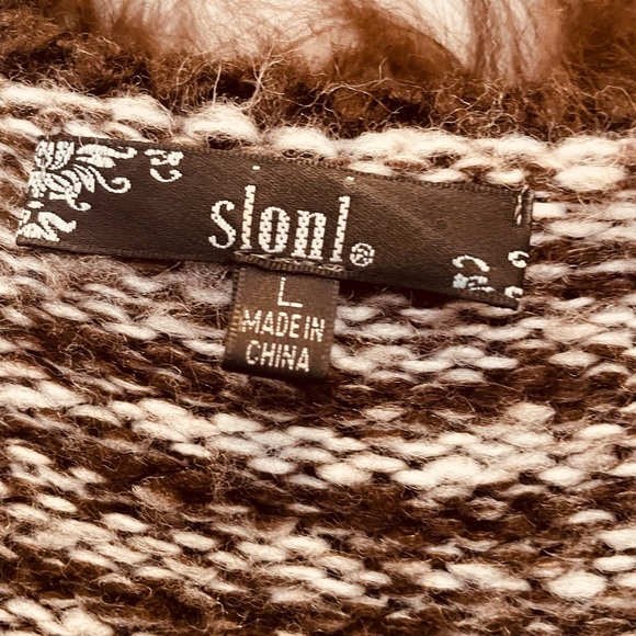 Chunky sweater long Sz L - Picture 6 of 9